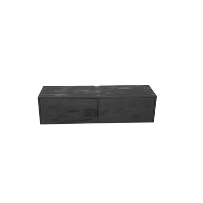 Zwevend tv meubel Vista Black | 120 cm - Industrieelinhuis.nl
