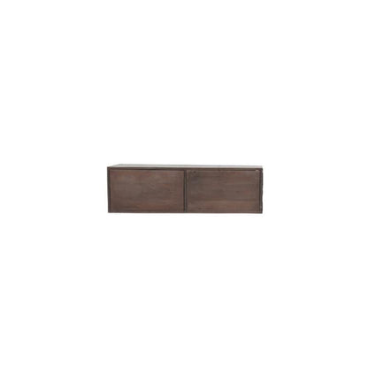 Zwevend tv meubel Vista Walnut | 120 cm - Industrieelinhuis.nl