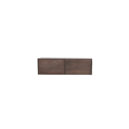 Zwevend tv meubel Vista Walnut | 120 cm - Industrieelinhuis.nl
