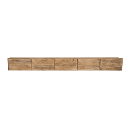 Zwevend tv meubel Vista Naturel | 280 cm - Industrieelinhuis.nl