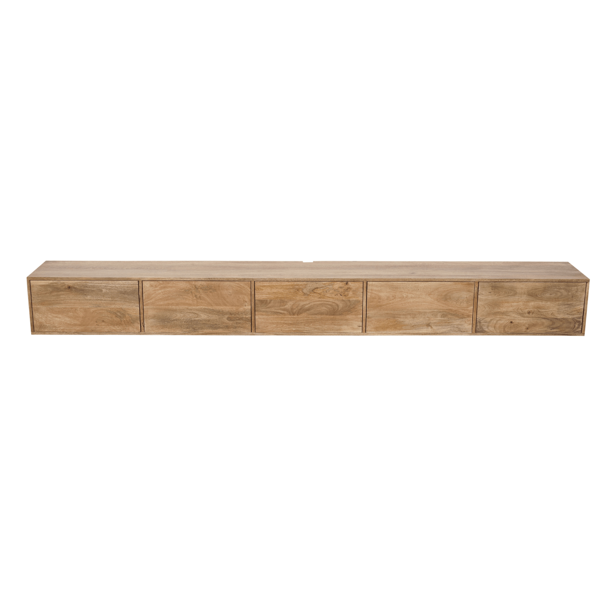 Zwevend tv meubel Vista Naturel | 280 cm - Industrieelinhuis.nl