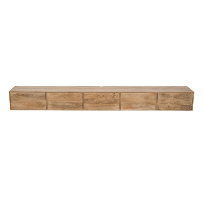 Zwevend tv meubel Vista Naturel | 280 cm - Industrieelinhuis.nl