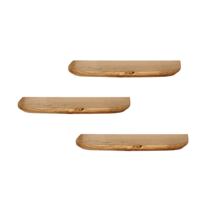 Wandplank Gusta Naturel 60 cm Set van 3 - Industrieelinhuis.nl