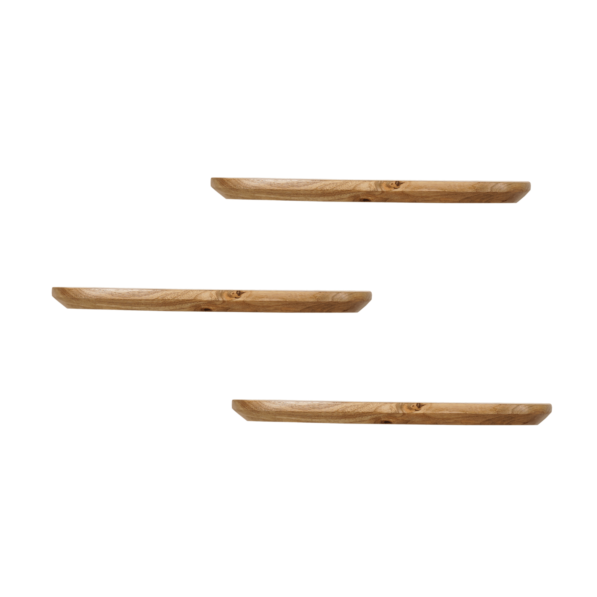 Wandplank Gusta Naturel 60 cm Set van 3 - Industrieelinhuis.nl