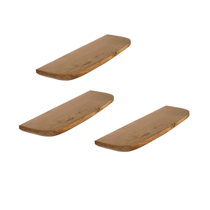 Wandplank Gusta Naturel 60 cm Set van 3 - Industrieelinhuis.nl