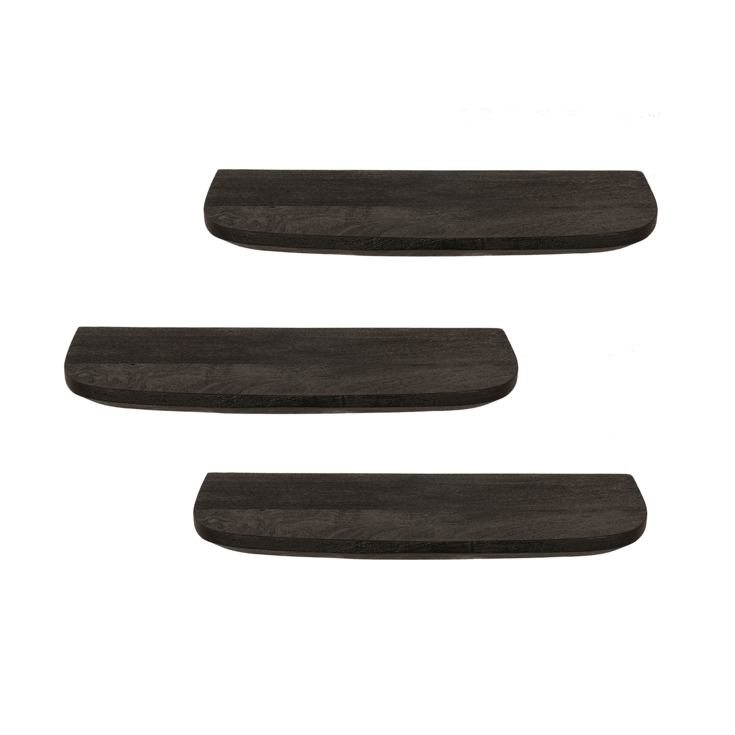Wandplank Gusta Black  60 cm Set van 3 - Industrieelinhuis.nl