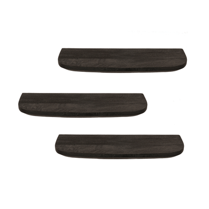 Wandplank Gusta Black  60 cm Set van 3 - Industrieelinhuis.nl