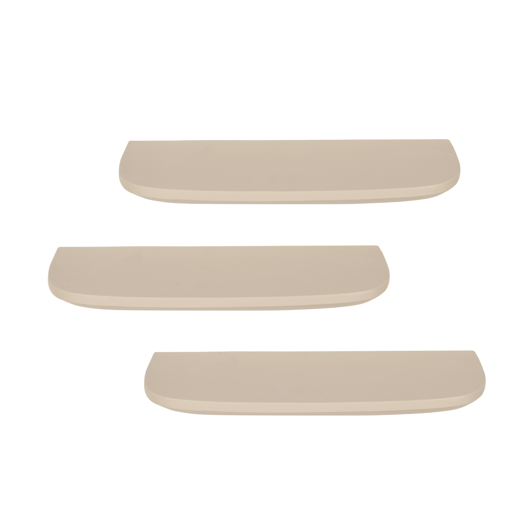 Wandplank Set van 3 Lume | Sand | 60 cm - Industrieelinhuis.nl