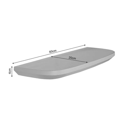 Wandplank Gusta Brown | 60 cm | Set van 3 - Industrieelinhuis.nl