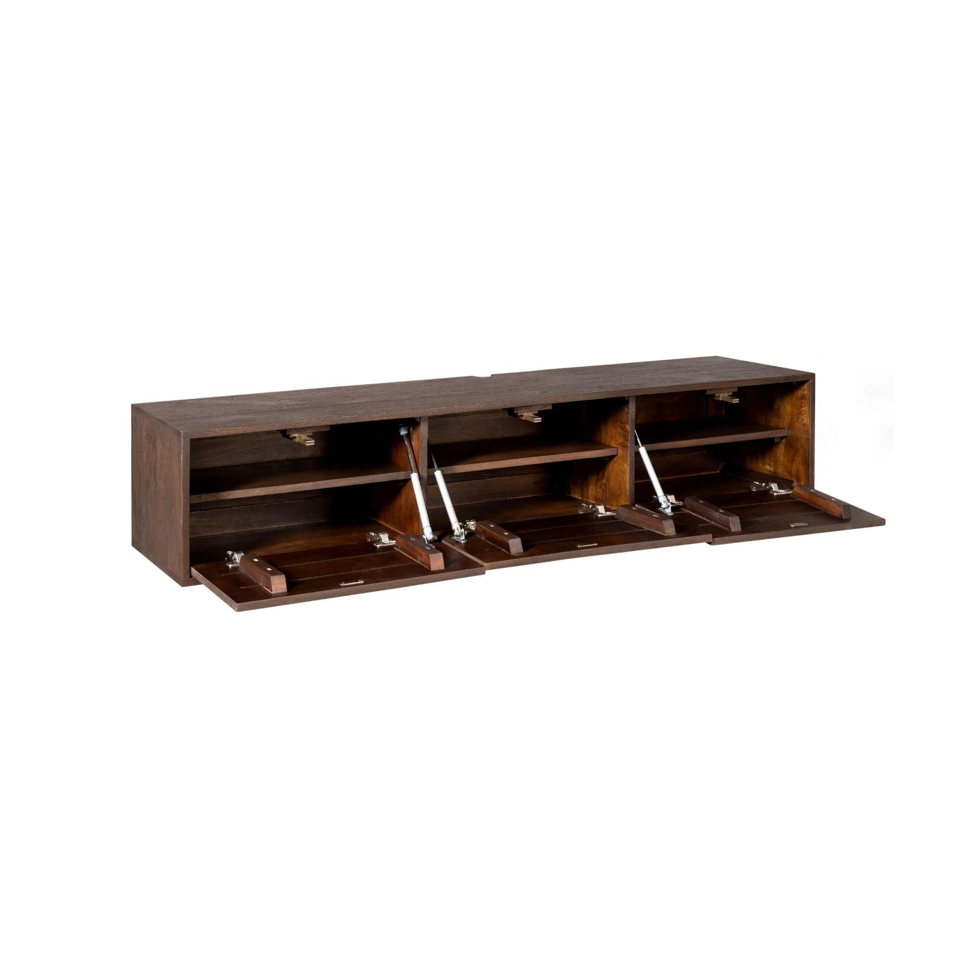 Zwevend tv meubel Vision Brown | 160 cm - Industrieelinhuis.nl