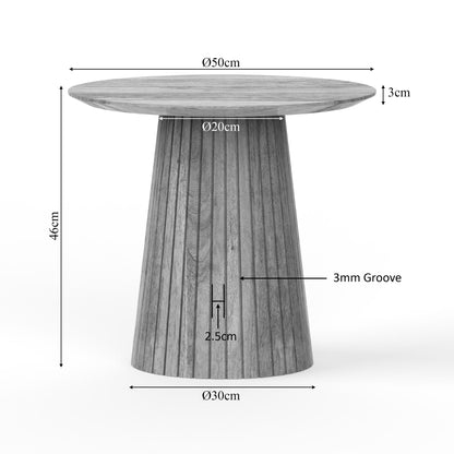 Salontafel Solana | 50 cm | Taupe - Industrieelinhuis.nl