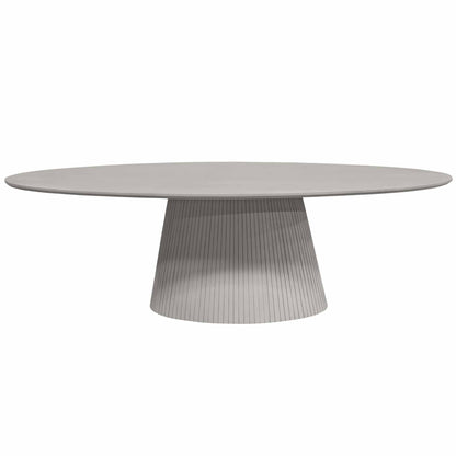 Eettafel Solana | 240 cm | Ovaal | Taupe - Industrieelinhuis.nl