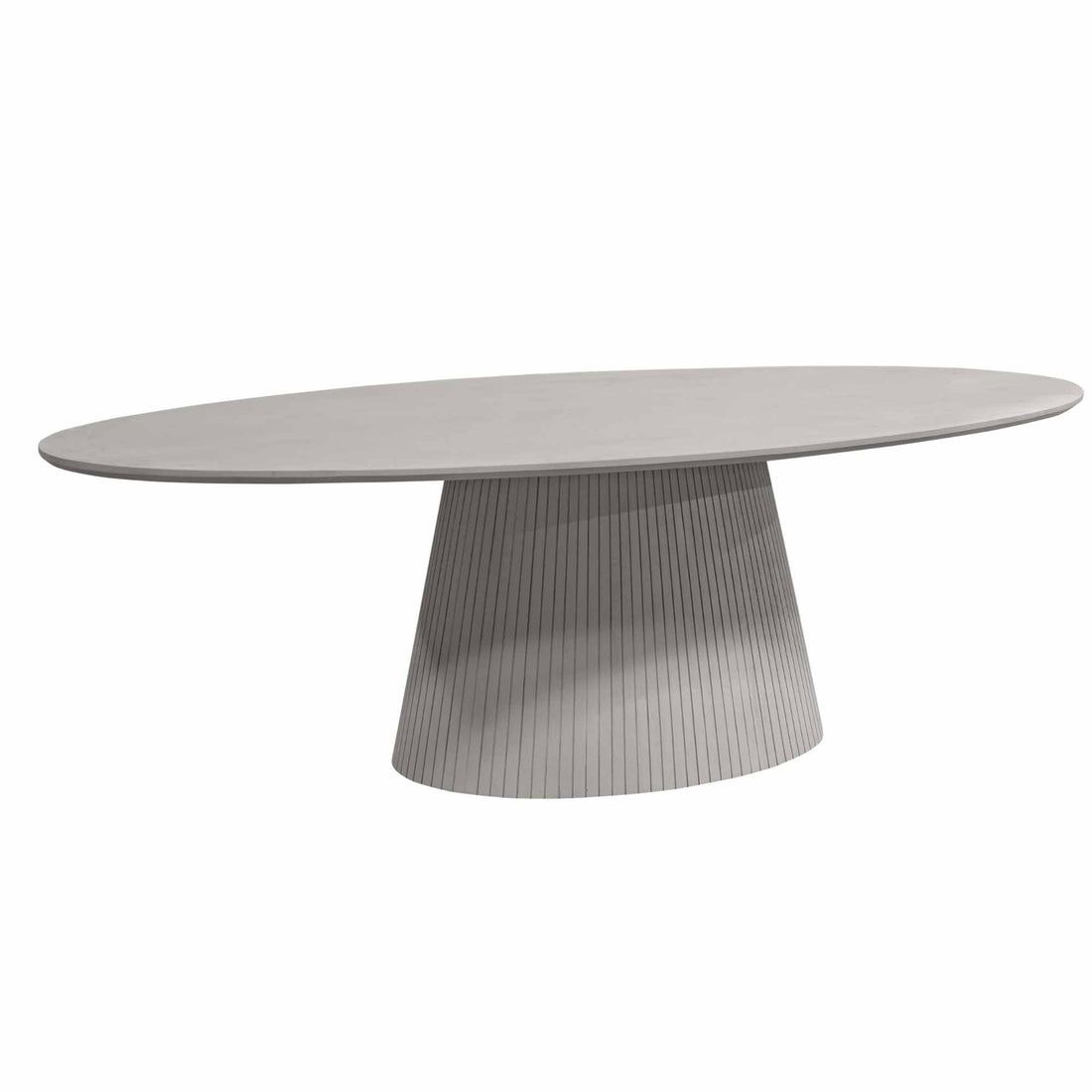 Eettafel Solana | 240 cm | Ovaal | Taupe - Industrieelinhuis.nl