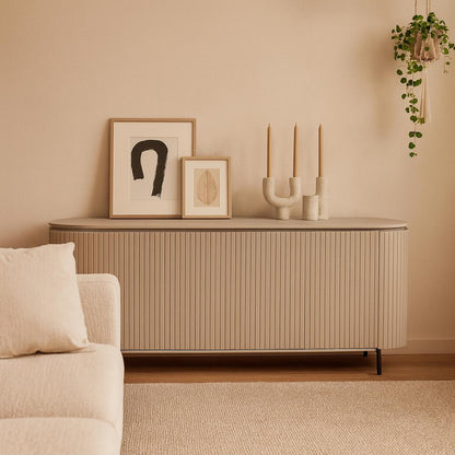 Dressoir Solana | 210 cm | Taupe - Industrieelinhuis.nl