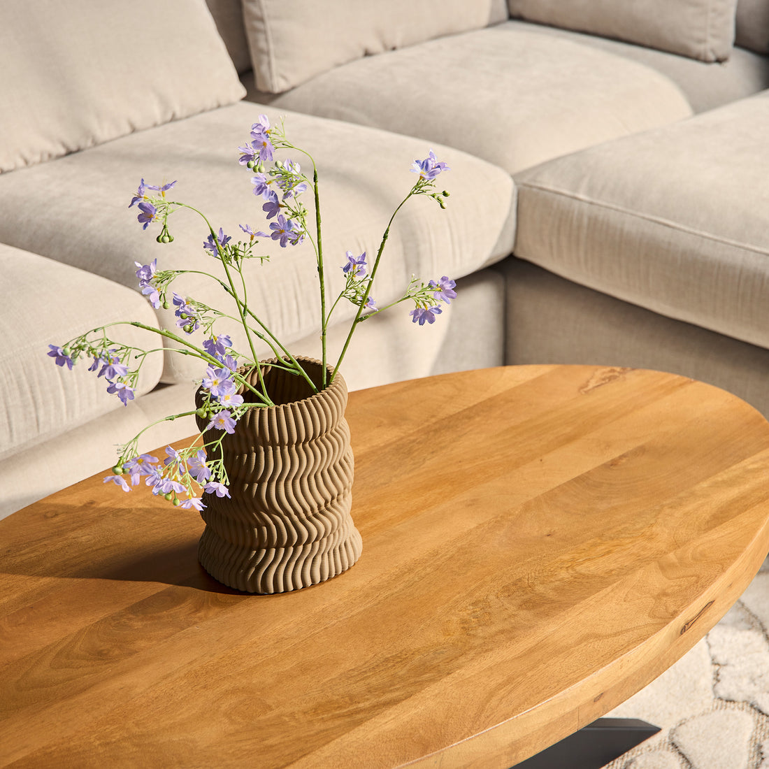 Salontafel Denver | 130 cm | Ovaal - Industrieelinhuis.nl
