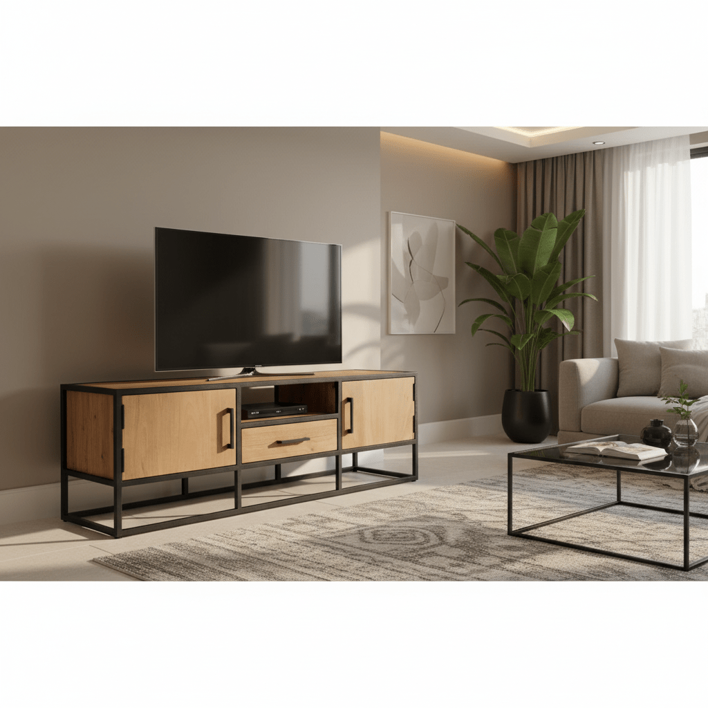Tv meubel Dakota | 145 cm - Industrieelinhuis.nl