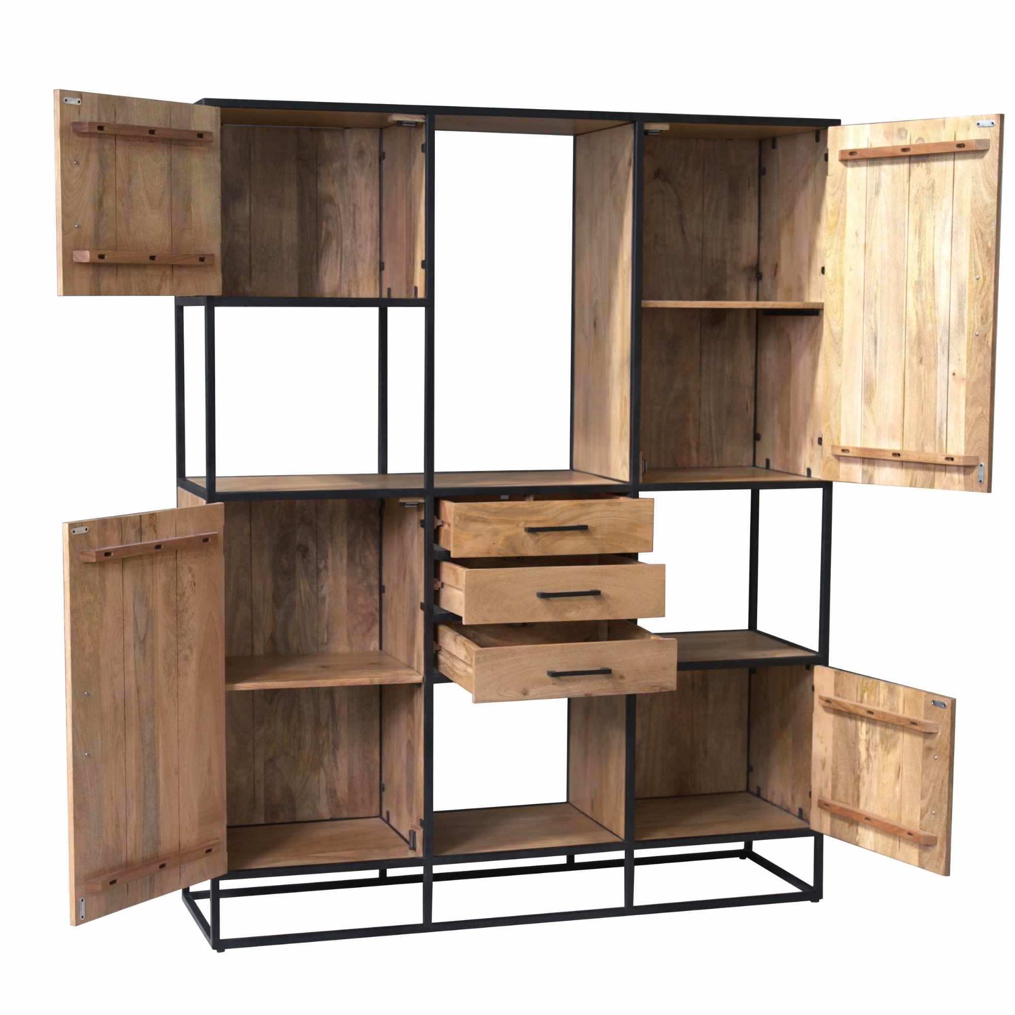 Vakkenkast Dakota Supreme XXL | 160 cm - Industrieelinhuis.nl