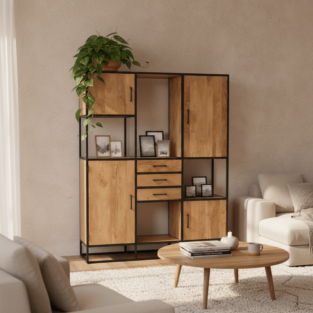 Vakkenkast Dakota Supreme XXL | 160 cm - Industrieelinhuis.nl