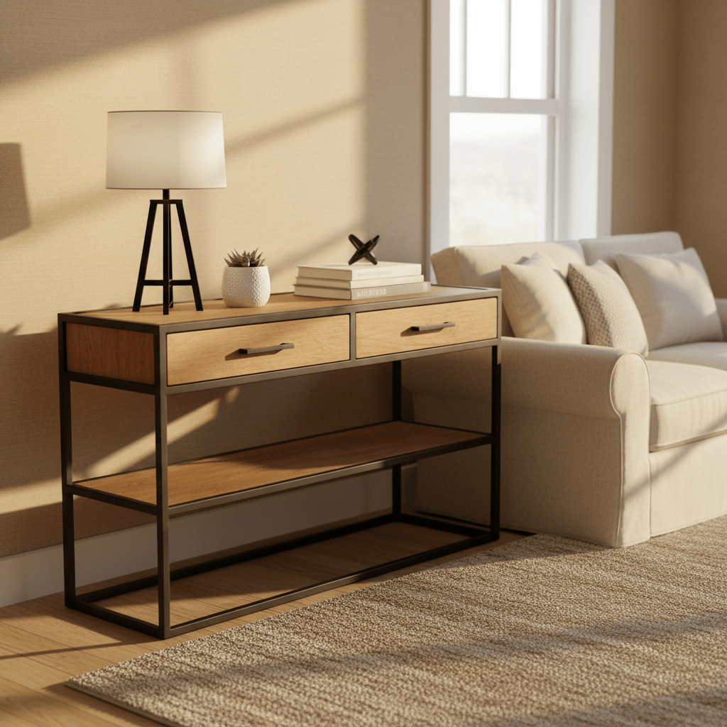 Sidetable Dakota | 120 cm - Industrieelinhuis.nl