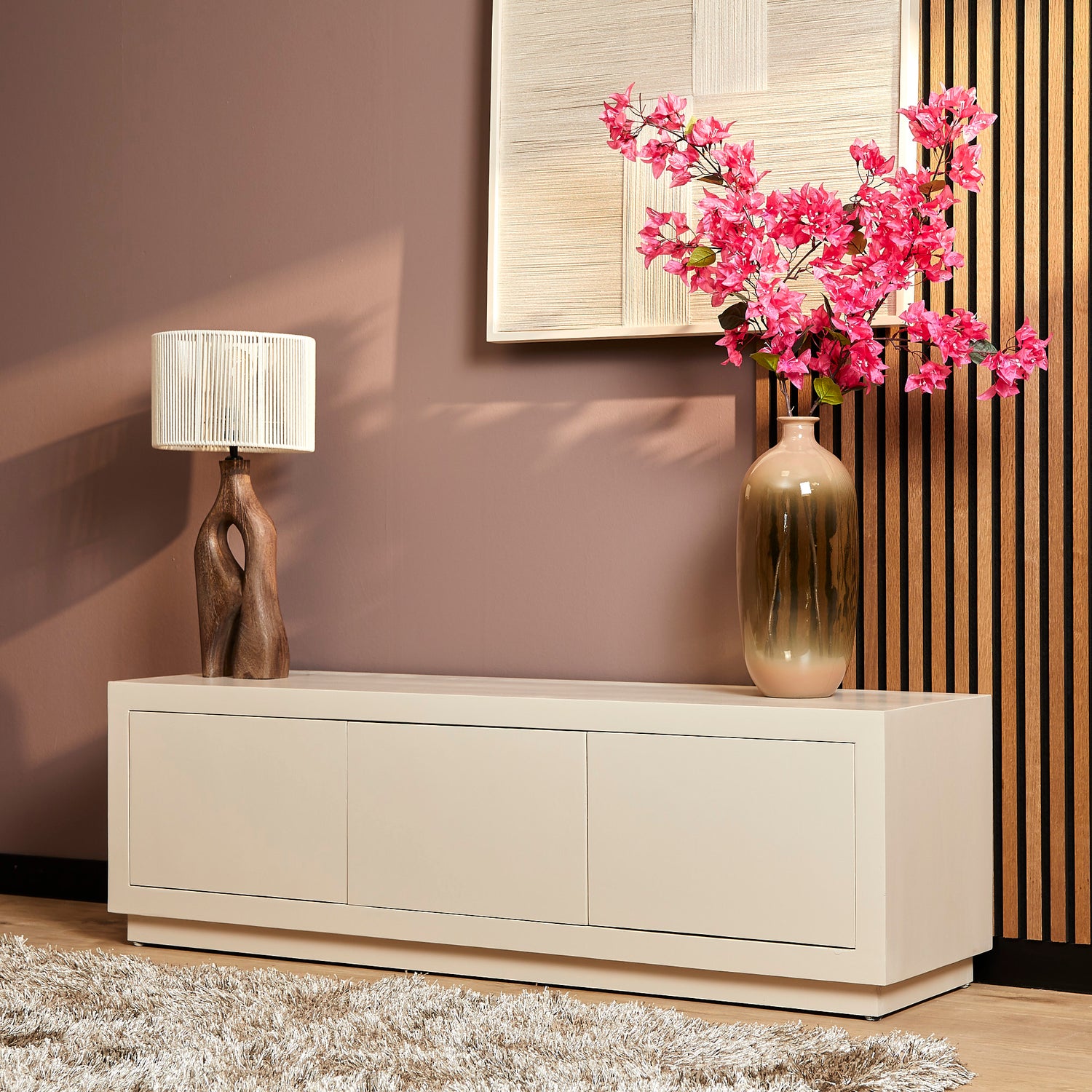 Tv meubel Eclipse Sand | 150 cm - Industrieelinhuis.nl