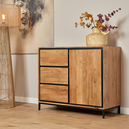 Kabinet kast Strata | 100 cm - Industrieelinhuis.nl