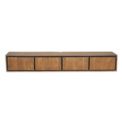 Zwevend tv meubel RichWood | 200 cm - Industrieelinhuis.nl