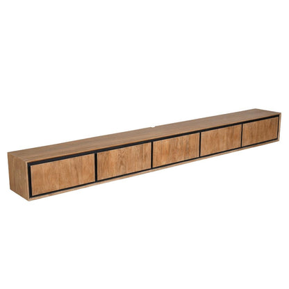 Zwevend tv meubel RichWood | 280 cm - Industrieelinhuis.nl