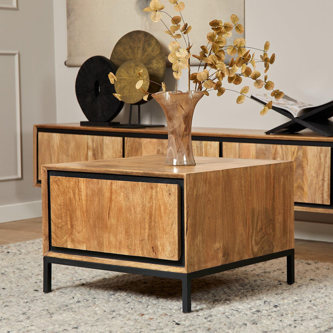 Bijzettafel Strata | 60 cm - Industrieelinhuis.nl