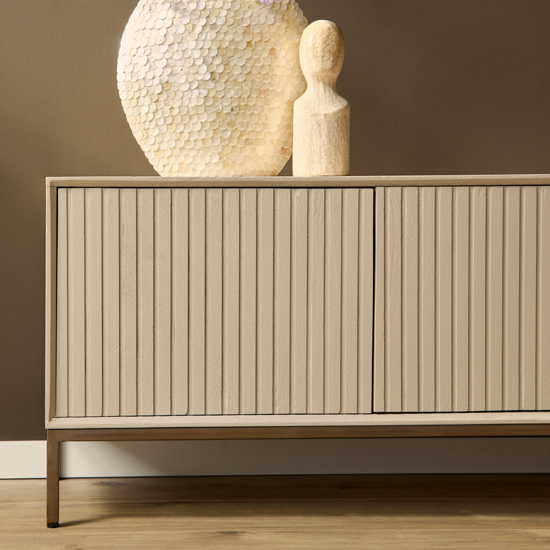 Tv meubel Beige Madison Sand 210 cm