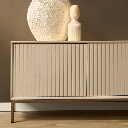 Tv meubel Beige Madison Sand 210 cm - Industrieelinhuis.nl