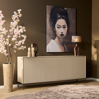 Beige Dressoir Madison Sand | 210 cm