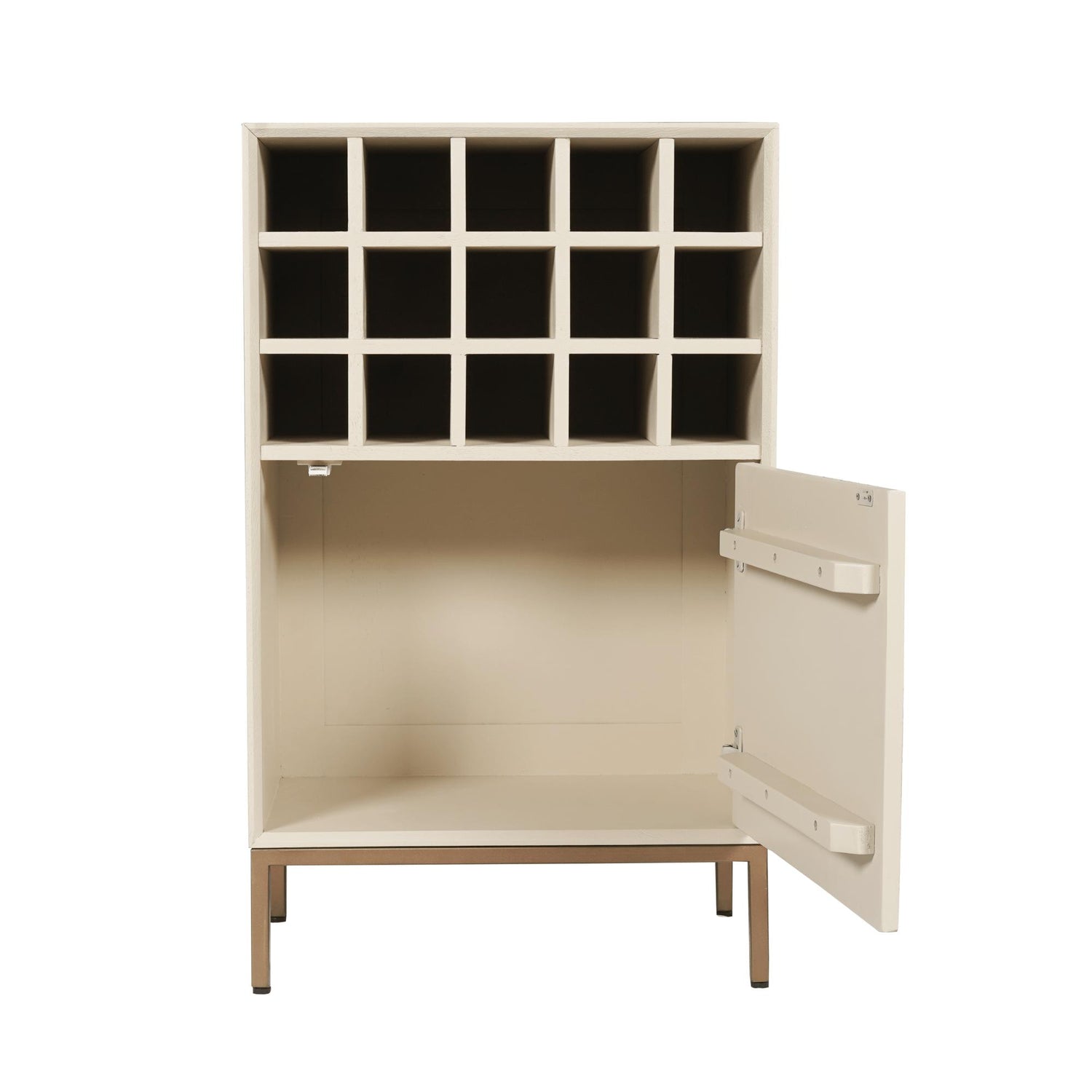 Wijnkast Madison Sand | 55 cm - Industrieelinhuis.nl