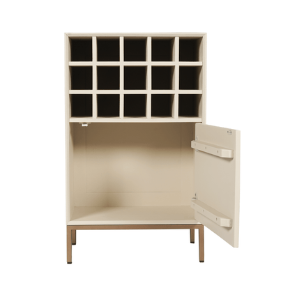 Wijnkast Madison Sand | 55 cm - Industrieelinhuis.nl