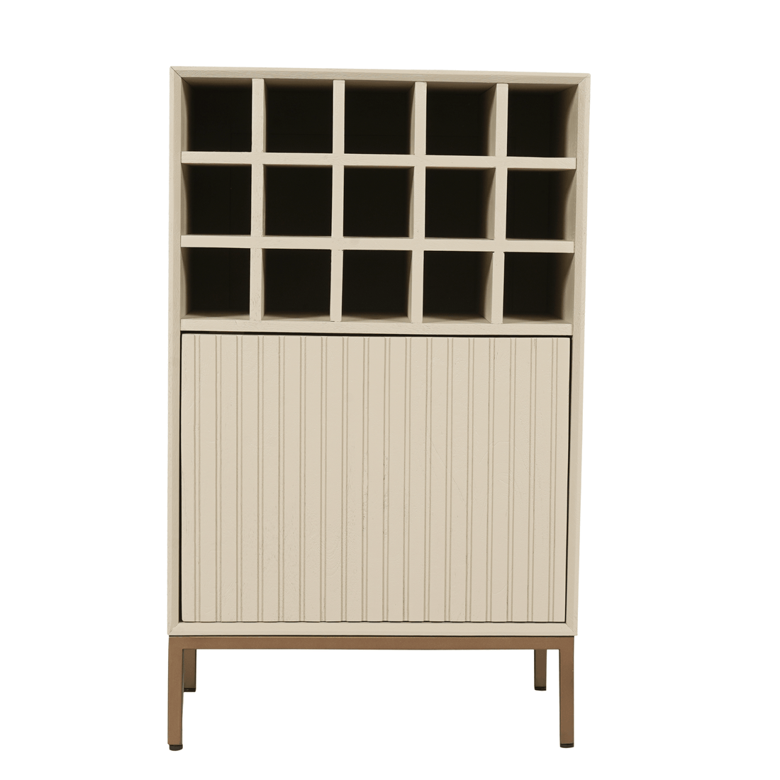 Wijnkast Madison Sand | 55 cm - Industrieelinhuis.nl
