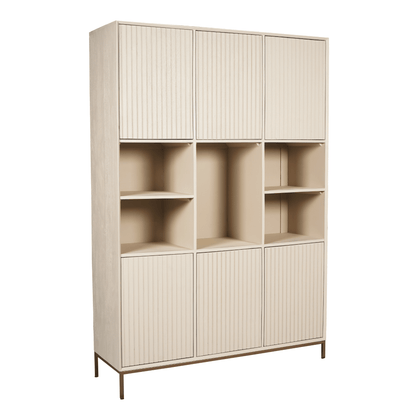 Vakkenkast Madison XL Sand | 135 cm - Industrieelinhuis.nl
