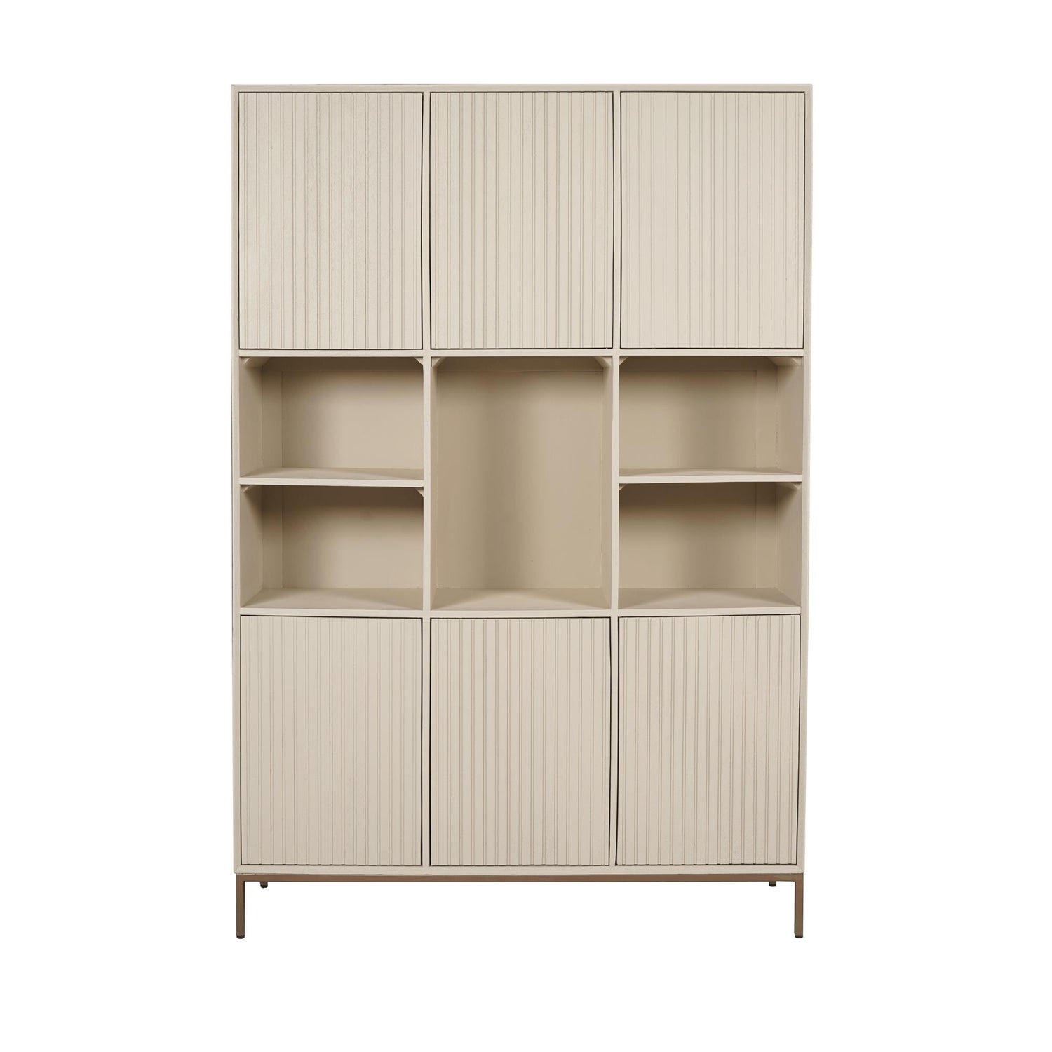 Vakkenkast Madison XL Sand | 135 cm - Industrieelinhuis.nl