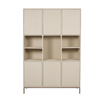 Vakkenkast Madison XL Sand | 135 cm - Industrieelinhuis.nl