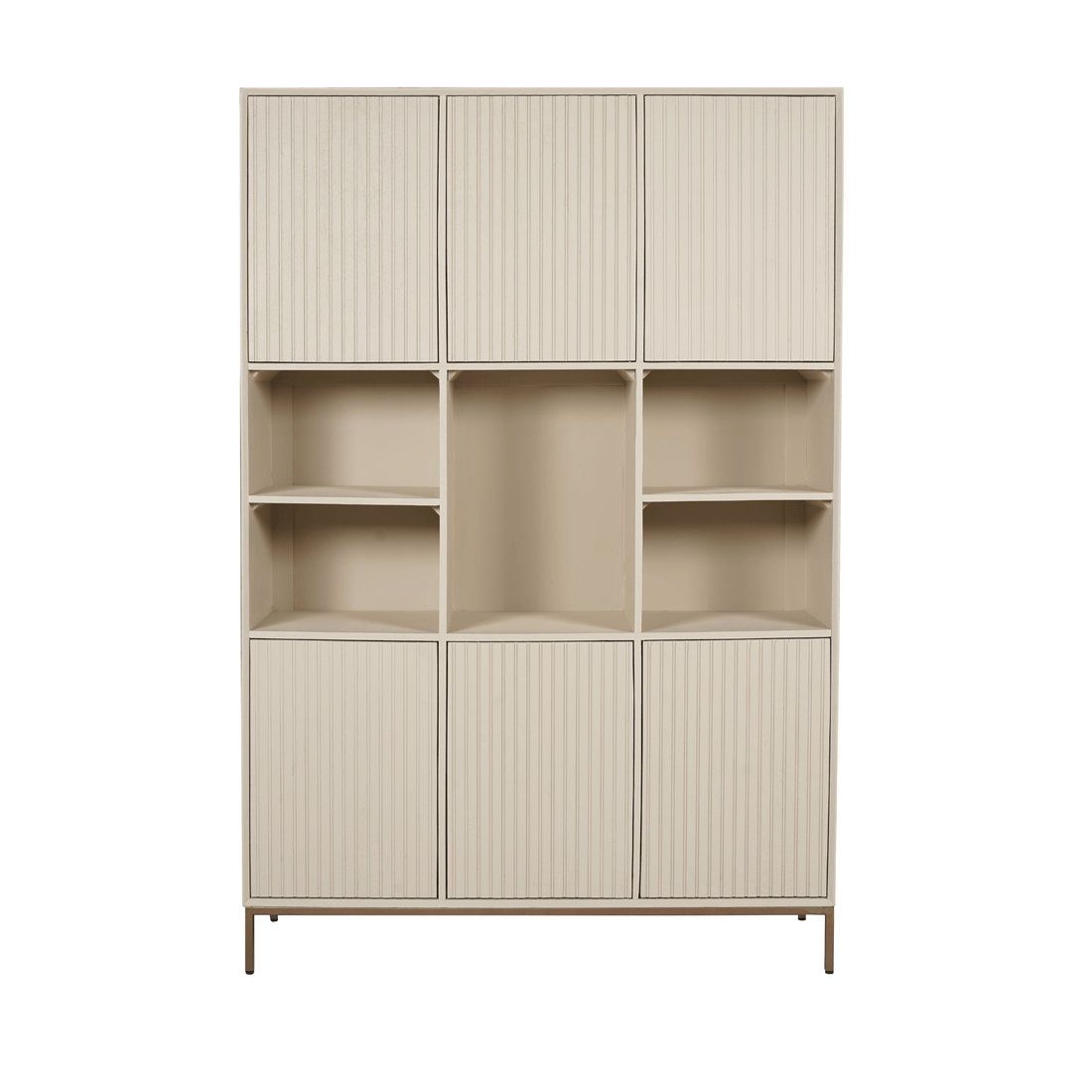Vakkenkast Madison XL Sand | 135 cm - Industrieelinhuis.nl