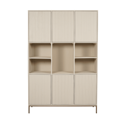 Vakkenkast Madison XL Sand | 135 cm - Industrieelinhuis.nl