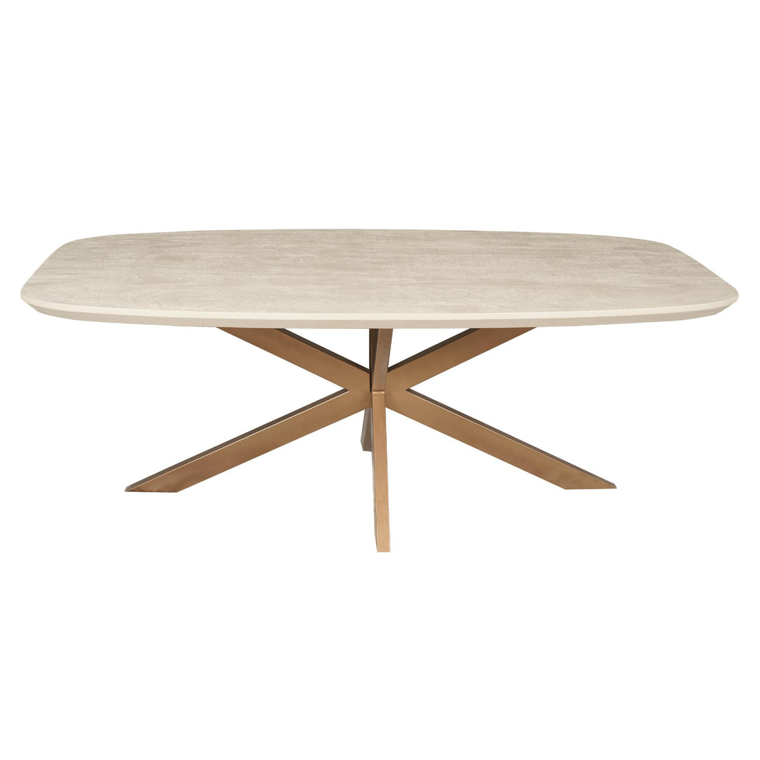 Eettafel Ovaal Madison Sand 200 cm - Industrieelinhuis.nl