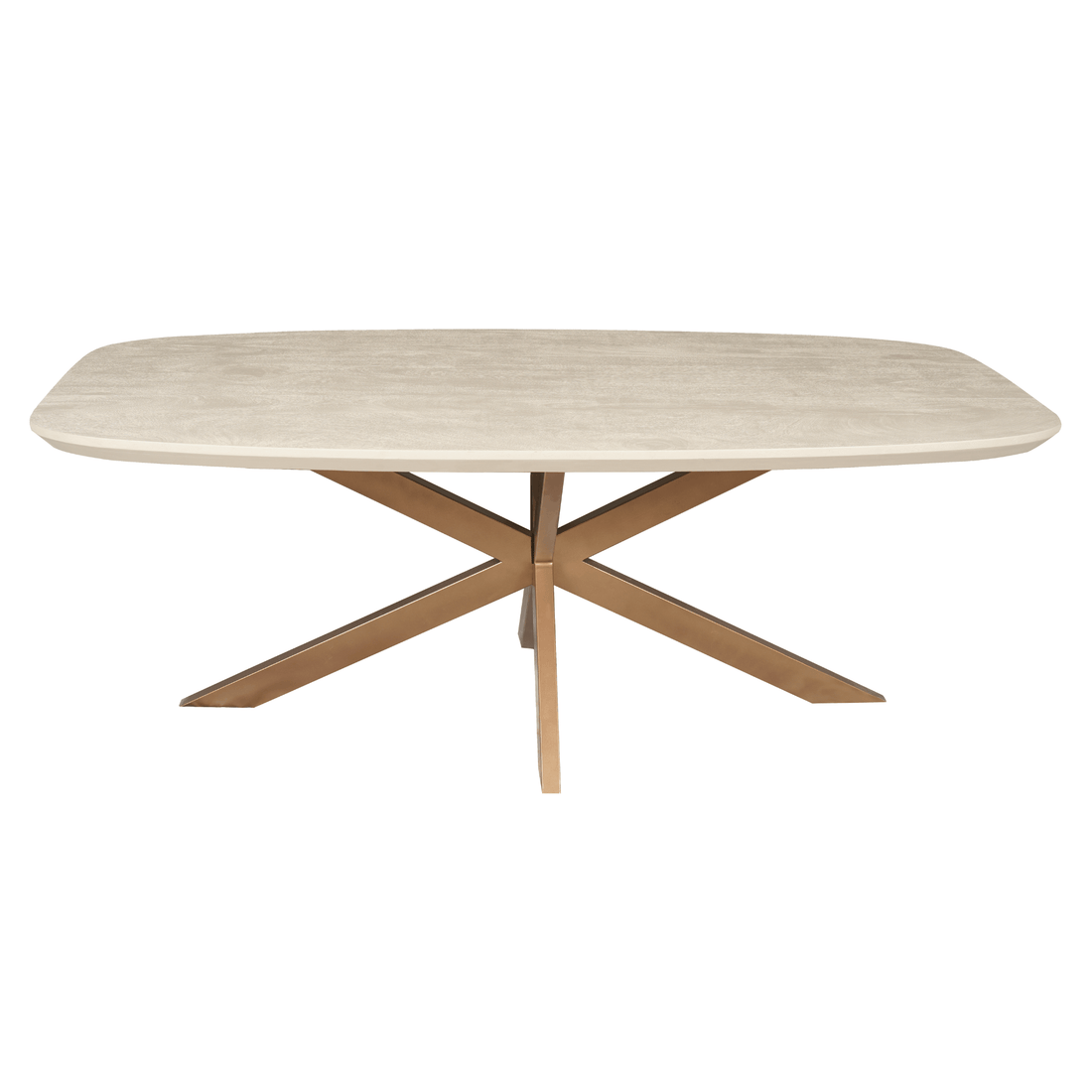 Eettafel Ovaal Madison Sand 200 cm - Industrieelinhuis.nl