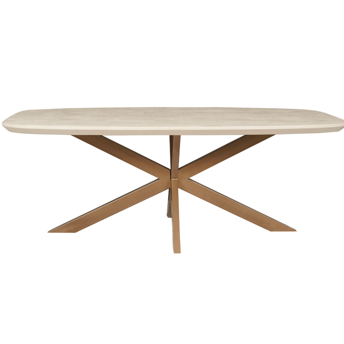 Eettafel Ovaal Madison Sand 240 cm - Industrieelinhuis.nl
