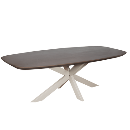 Eettafel Ovaal Madison Sand 240 cm - Industrieelinhuis.nl