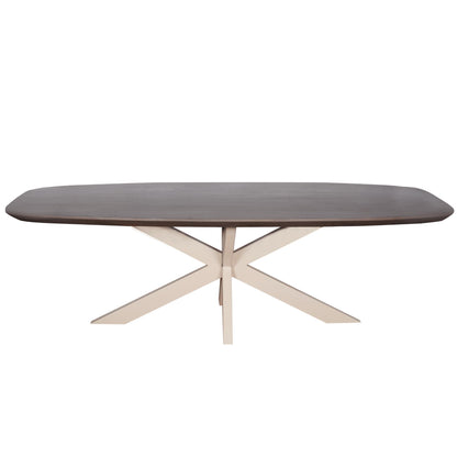 Eettafel Ovaal Madison Sand 240 cm - Industrieelinhuis.nl