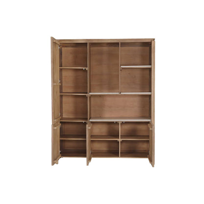 Vakkenkast XL Dallas Naturel Mangohout 160 cm - Industrieelinhuis.nl