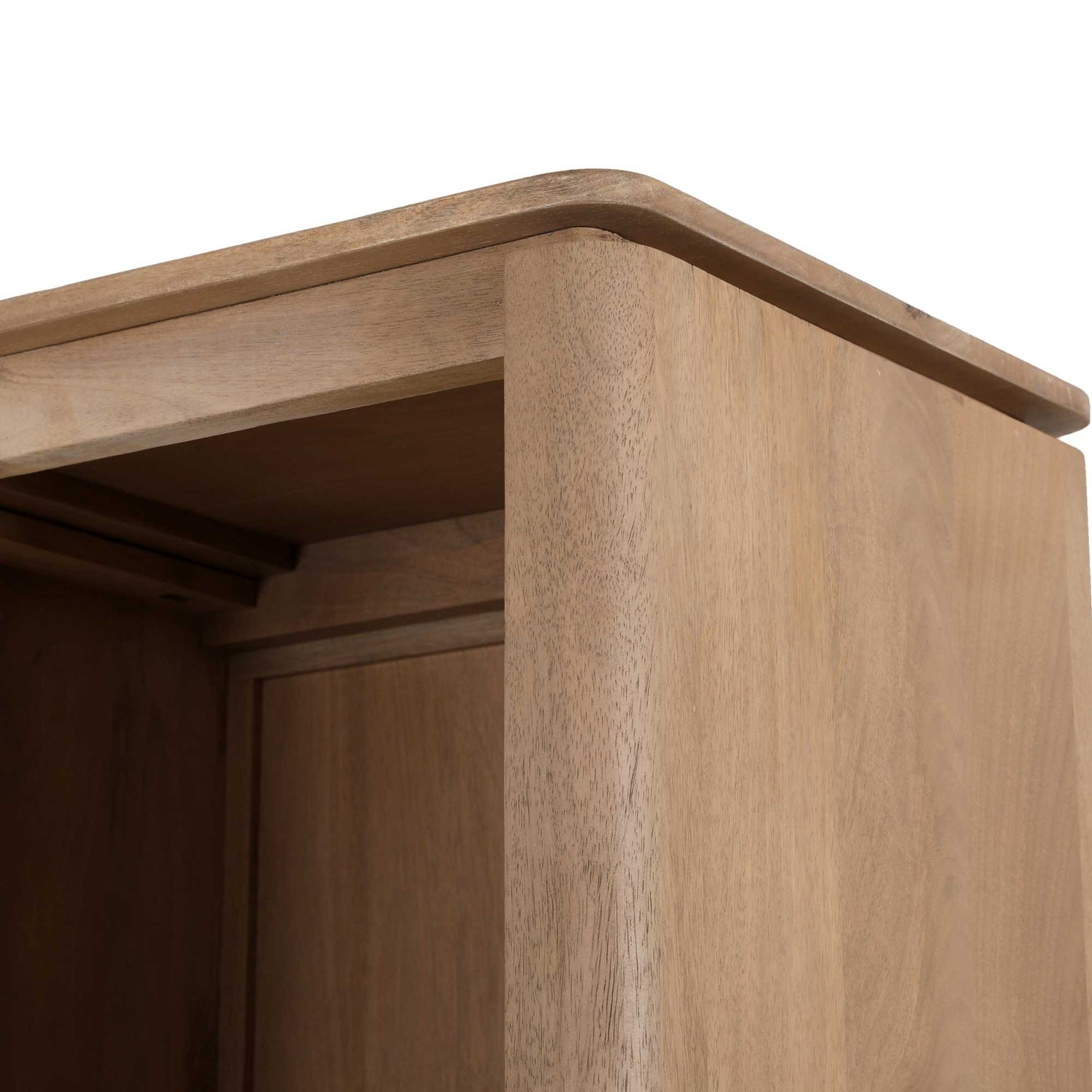 Vakkenkast XL Dallas Naturel Mangohout 160 cm - Industrieelinhuis.nl