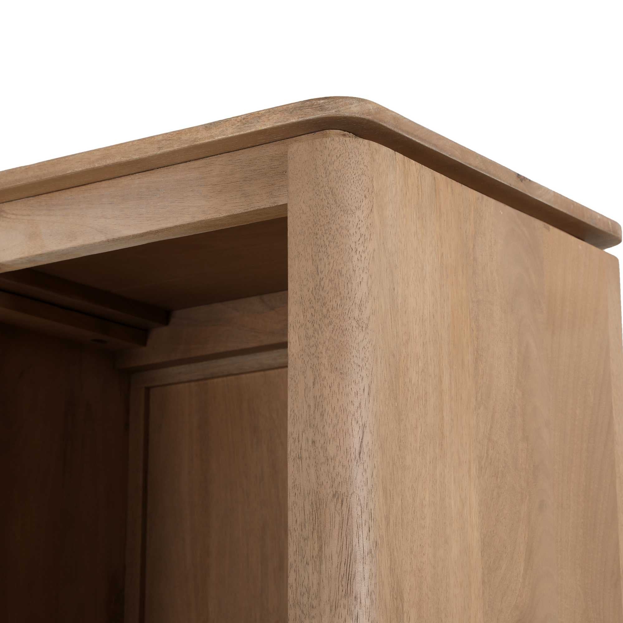 Vakkenkast XL Dallas Naturel Mangohout 160 cm - Industrieelinhuis.nl