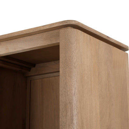 Vakkenkast XL Dallas Naturel Mangohout 160 cm - Industrieelinhuis.nl