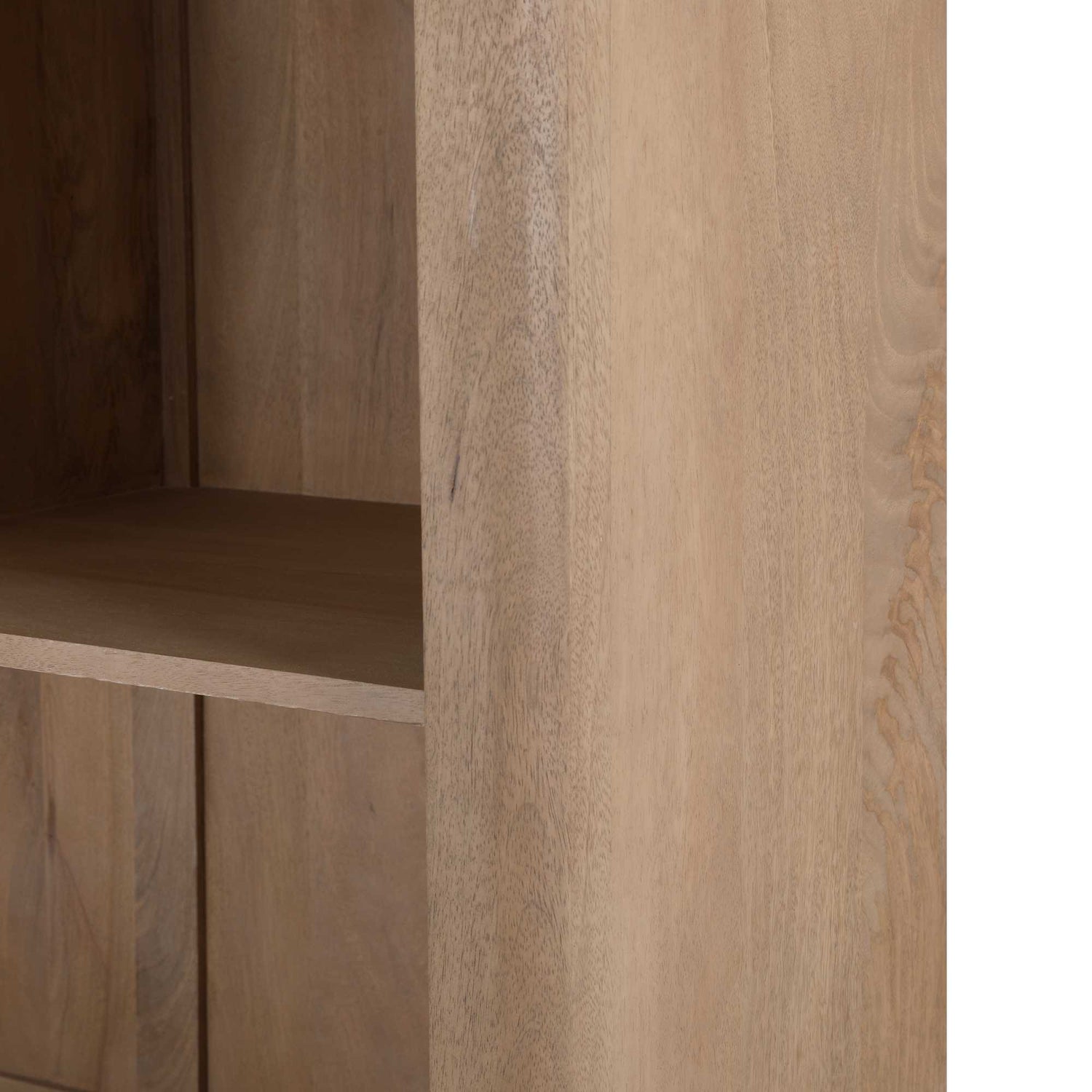 Vakkenkast XL Dallas Naturel Mangohout 160 cm - Industrieelinhuis.nl