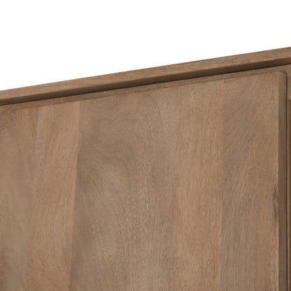 Vakkenkast XL Dallas Naturel Mangohout 160 cm - Industrieelinhuis.nl
